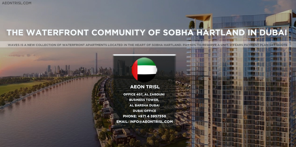 The Waterfront Community Of Sobha Hartland In Dubai