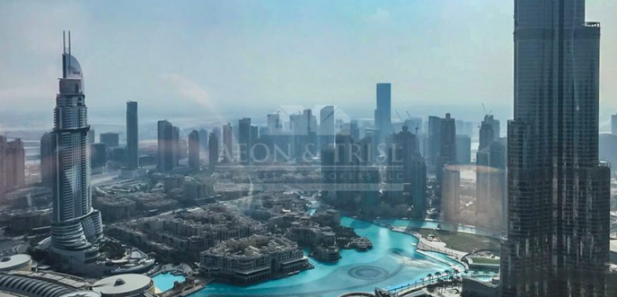 4BR Sky Collection | High Floor | Burj View