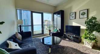 Furnished 2 Beds | Marina and  Sea View | High Floor