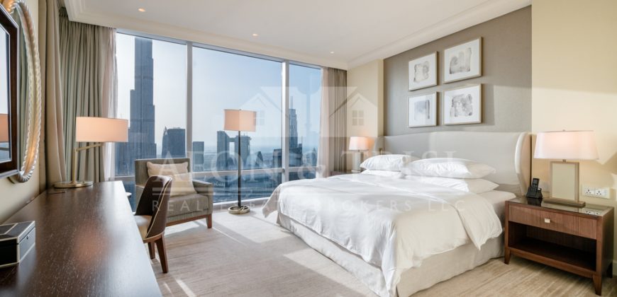 Luxury 2 Bedrooms | Burj View | Serviced.