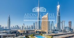 Full Burj Khalifa View | 3 Bedroom | Large Layout