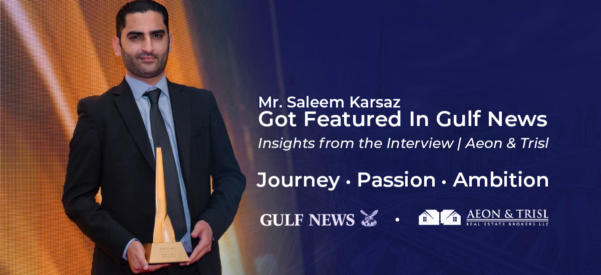 Mr. Saleem Karsaz Got Featured In Gulf News