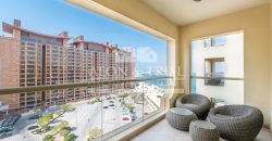 Palm RHS | Bright 1BR | Sea View | Fully Furnished