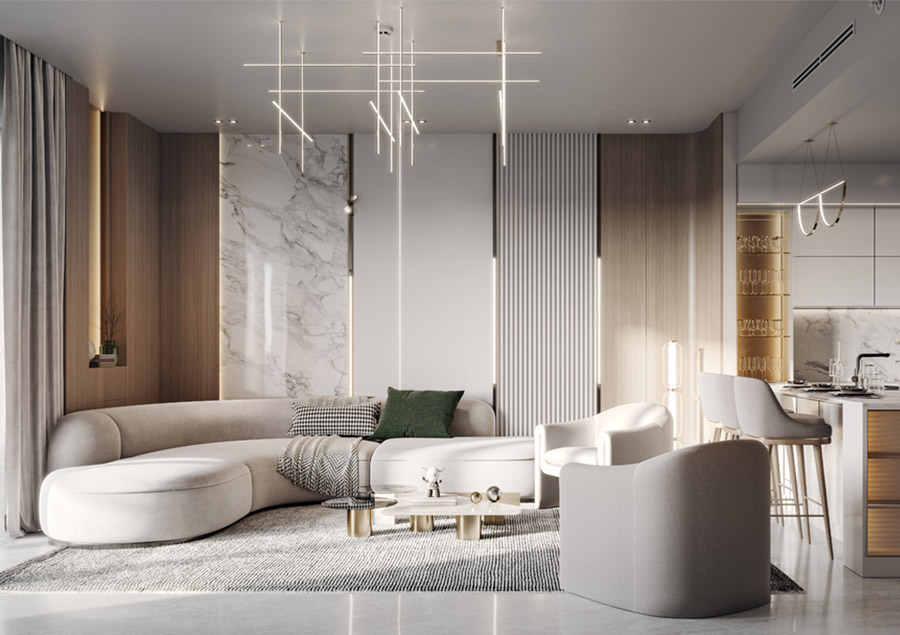 Binghatti Orchid apartments at JVC Highlights