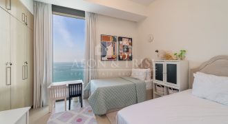 Furnished 3 BR+M | Full Sea View | Chiller Free