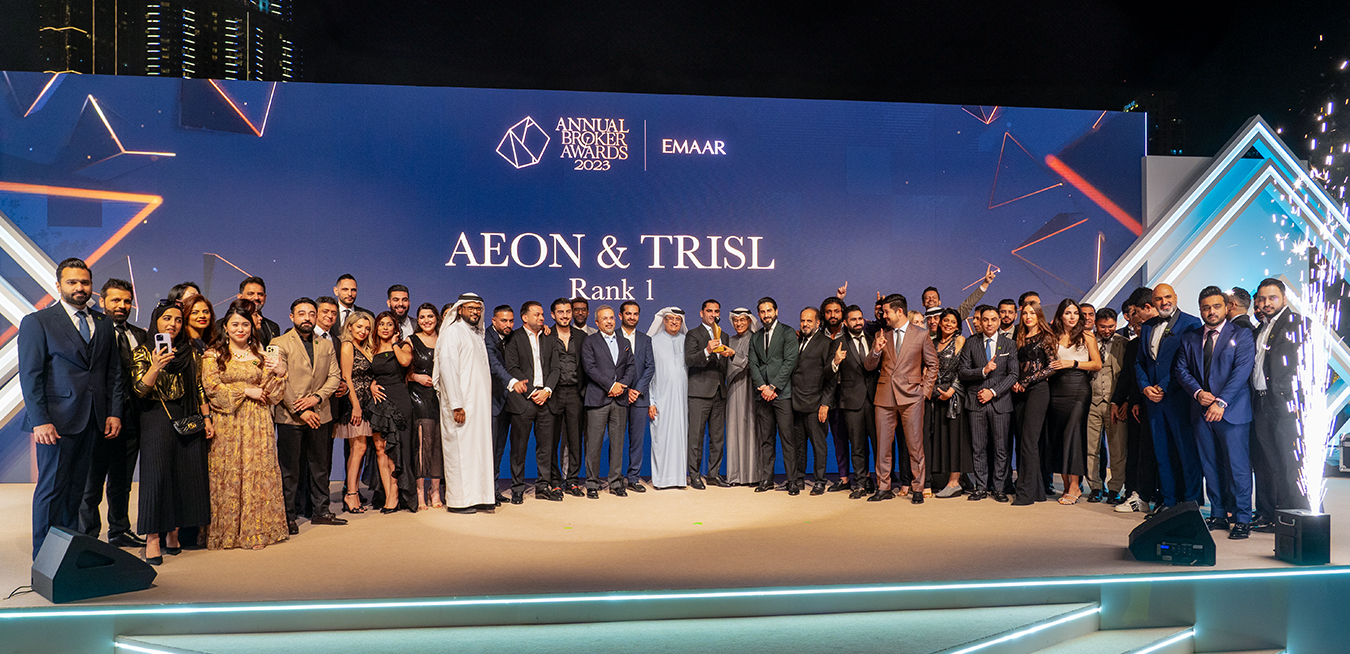 Aeon & Trisl Real Estate to Secure the #1 Spot at Emaar’s Annual Broker Awards 2023