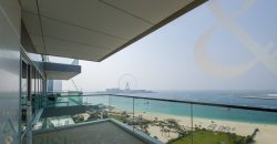 Spacious 2 BR | Full Sea and Palm View | Vacant