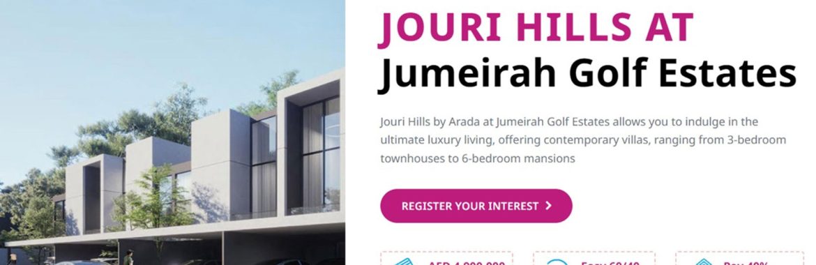 Explore Jouri Hills by Arada: Luxury Living at Jumeirah Golf Estates