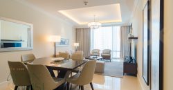 Spacious 2 BR | Full Burj View | Mid floor