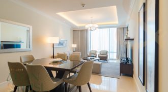 Spacious 2 BR | Full Burj View | Mid floor