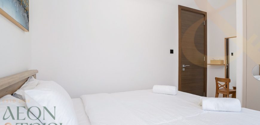 Fully furnished |Highest floor | 1bed|Chiller free