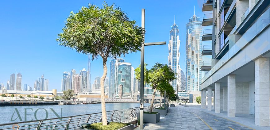 Amazing Canal and Burj Khalifa View Corner Unit