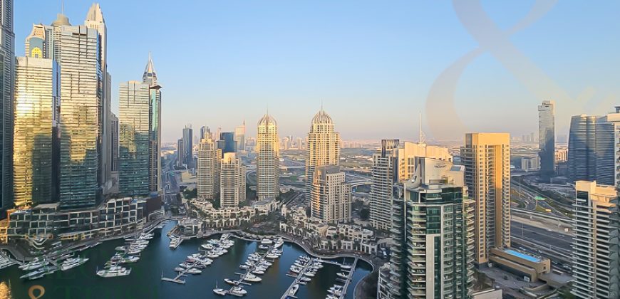 2 cheque | Full Marina View | Vacant | High Floor