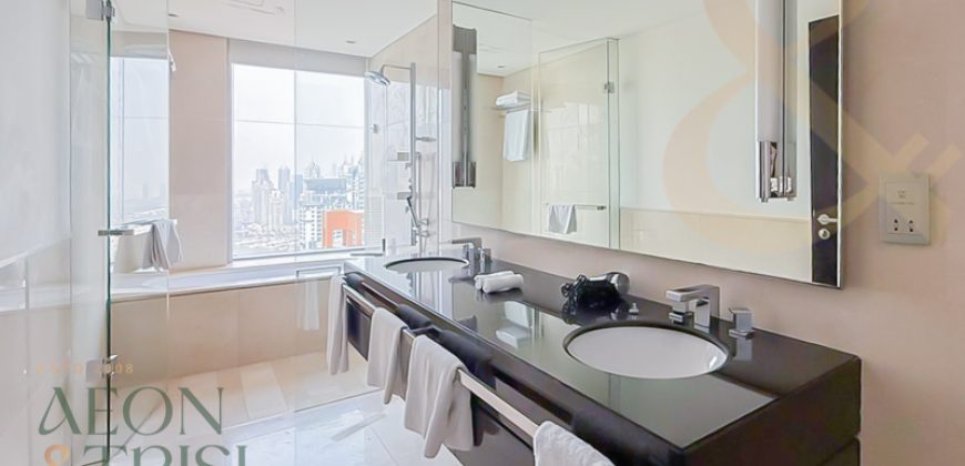 Rare 3 Bed High Floor | Marina Views | JW Marriot
