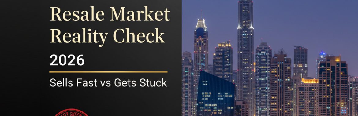 Dubai Resale Market Reality Check: What Actually Sells Fast vs What Gets Stuck (2026)