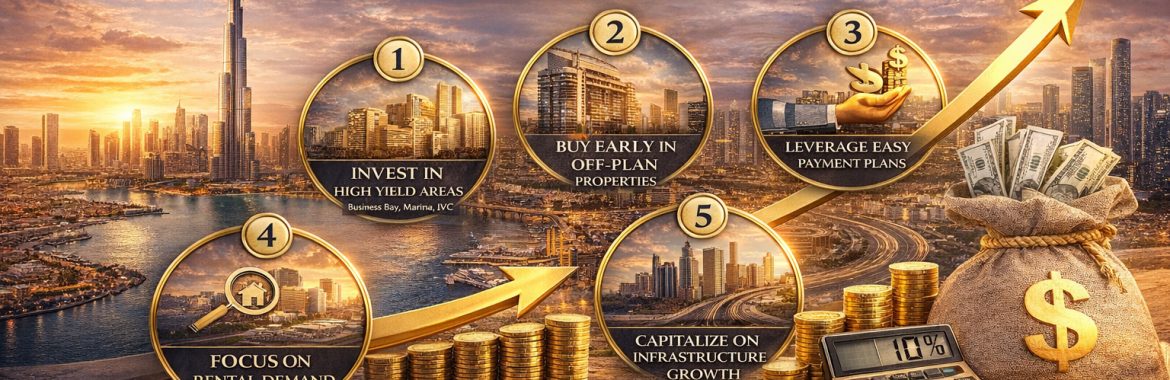 How I’m Targeting 10%+ ROI in Dubai Real Estate (2026): A Real Strategy, Not Clickbait